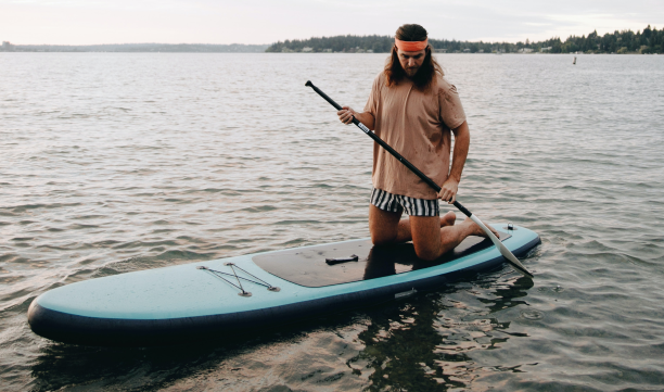 Paddle boarding